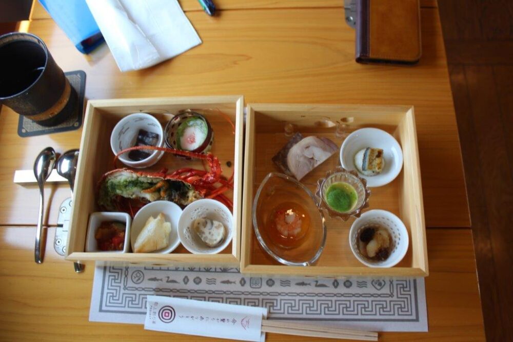 ながら鮎号食事