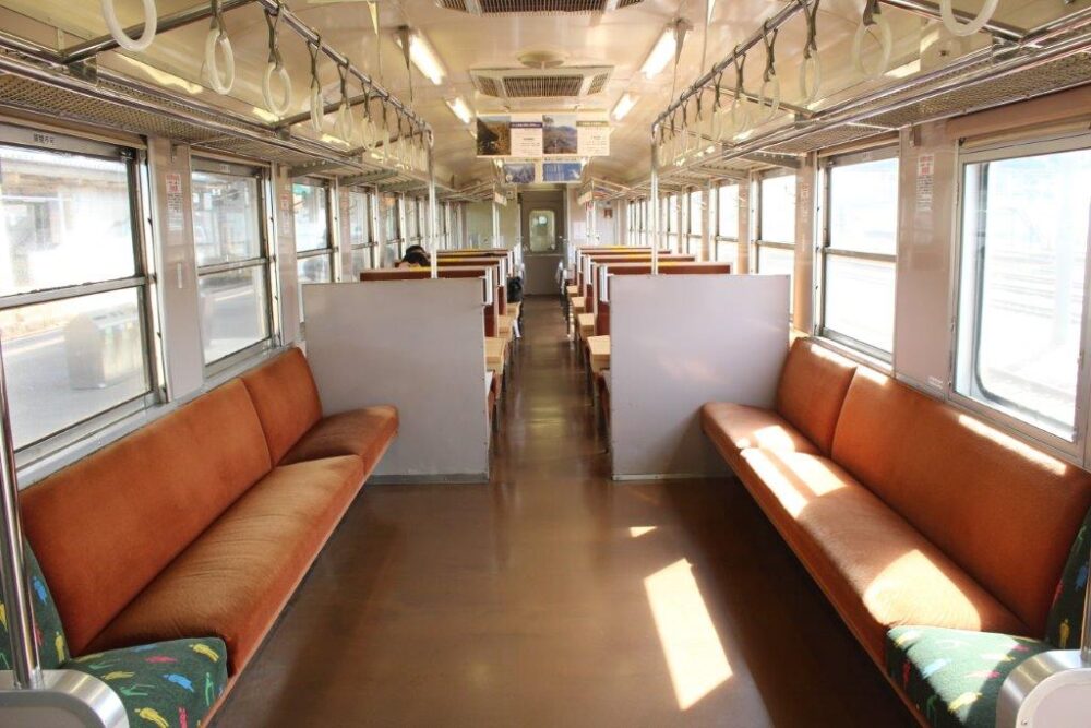観光急行車内