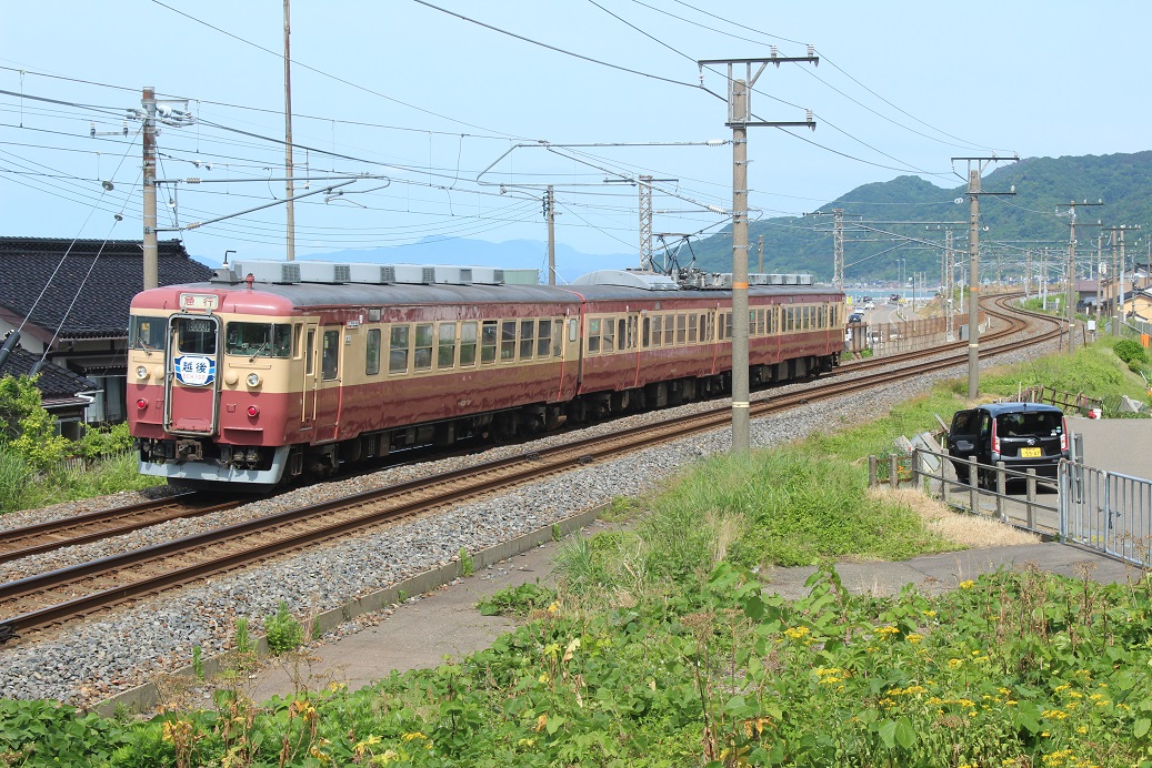 観光急行車内