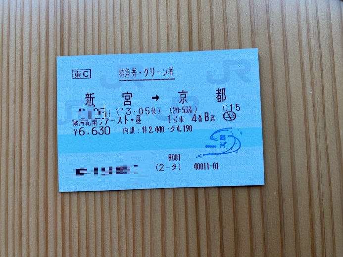 WEST EXPRESS 銀河号乗車記念