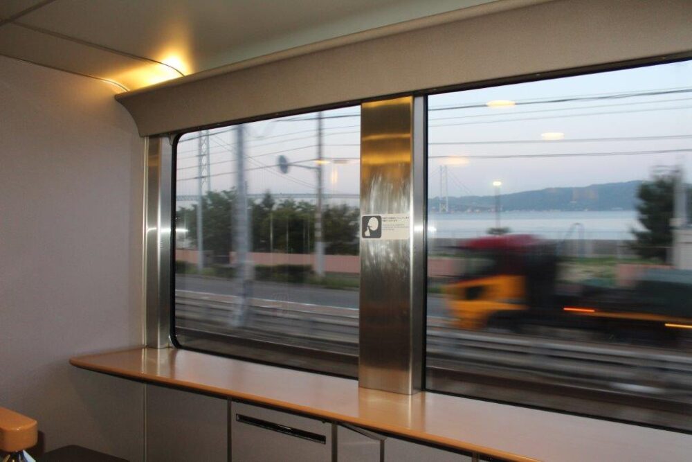 サンライズ出雲・瀬戸号車窓からの景色