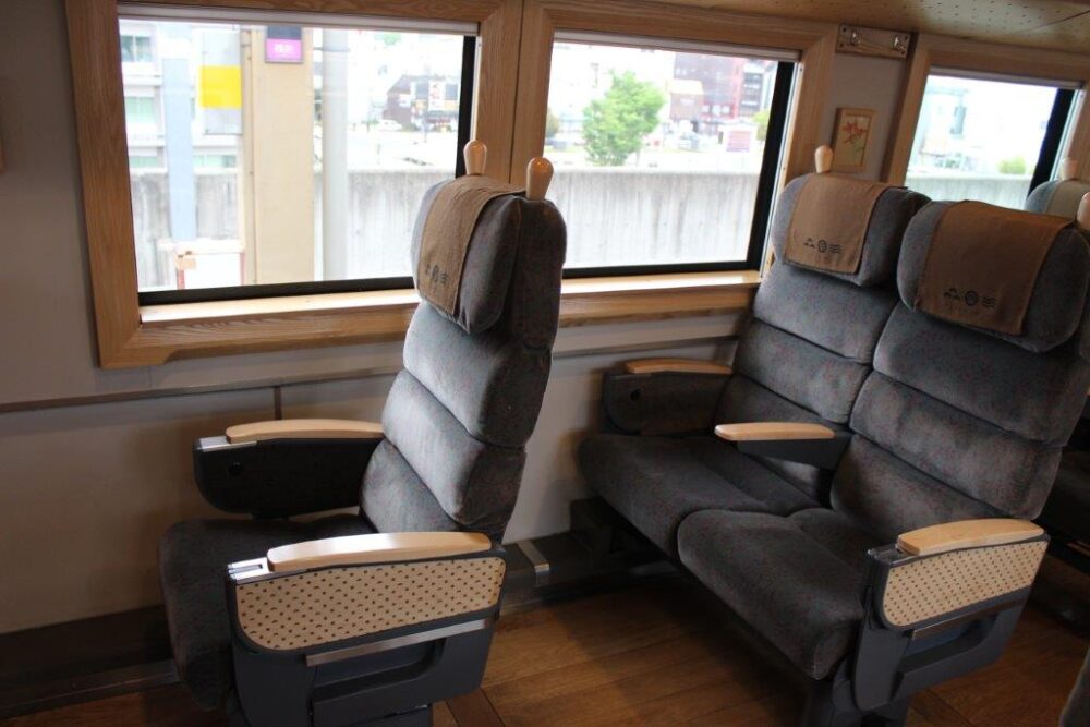 丹後の海車内