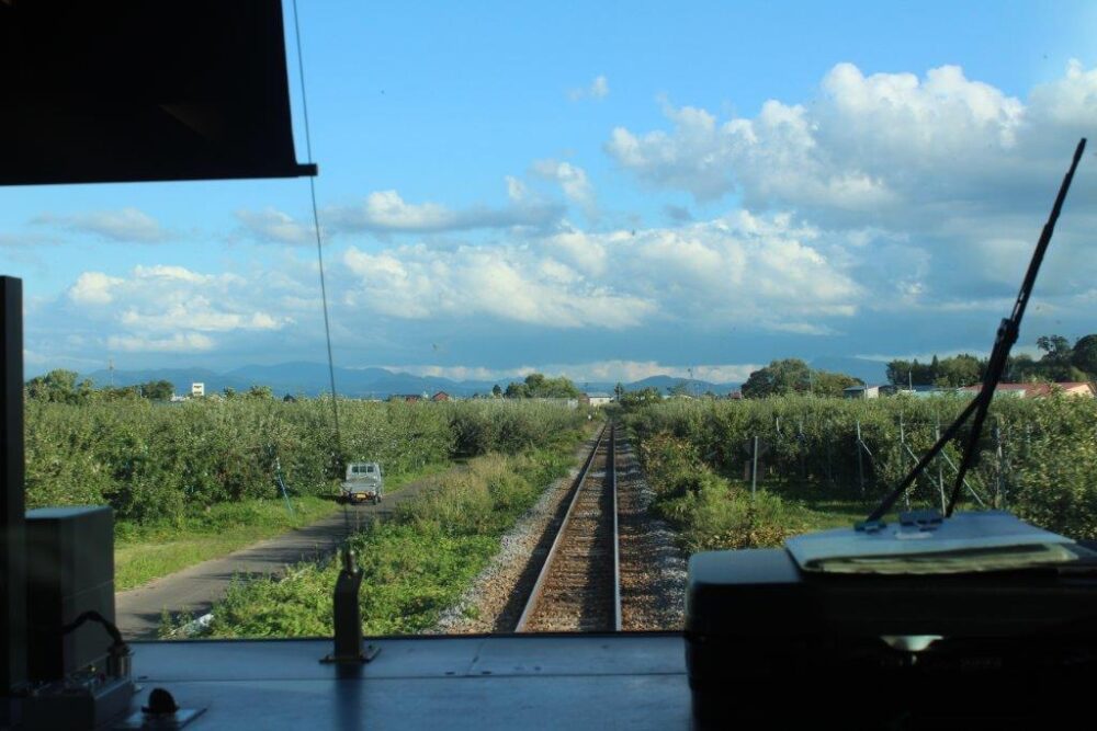 リゾートしらかみ号車窓からの景色