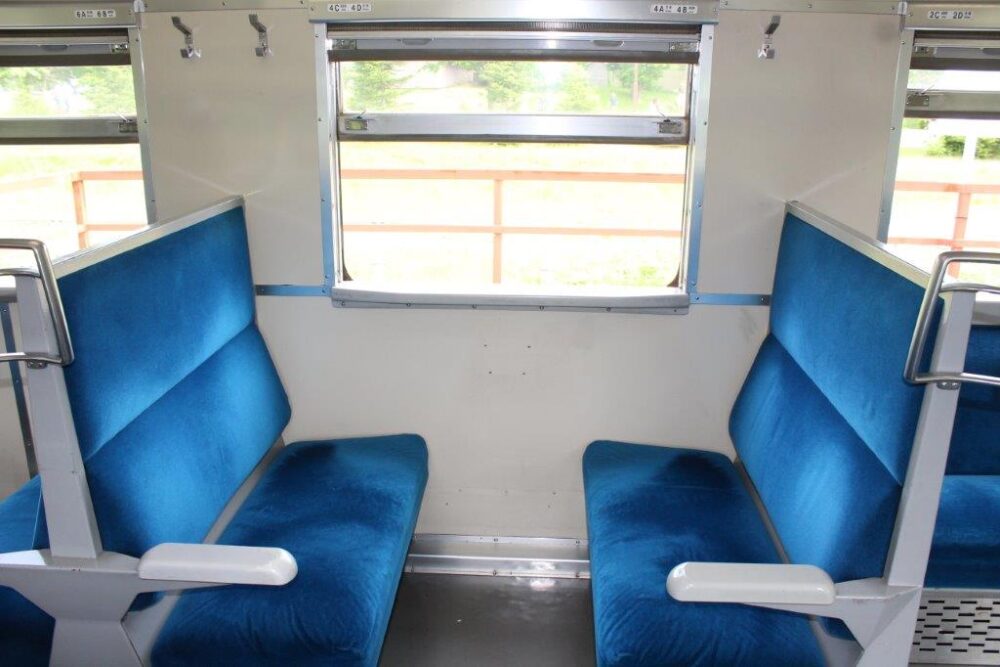 くしろ湿原ノロッコ号車内