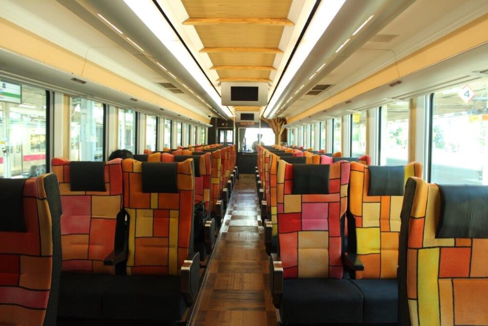 リゾートしらかみ号橅編成車内
