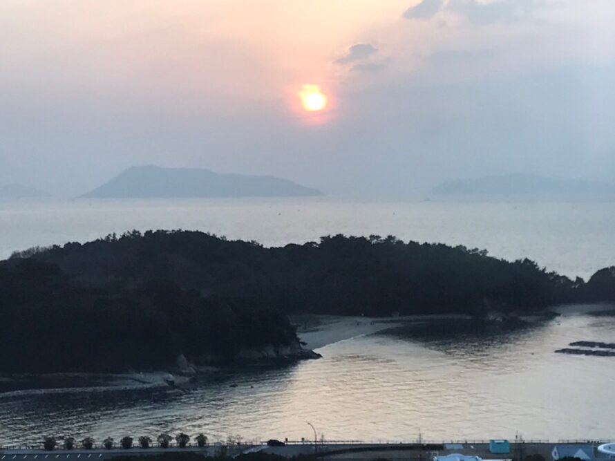 瀬戸大橋からの景色
