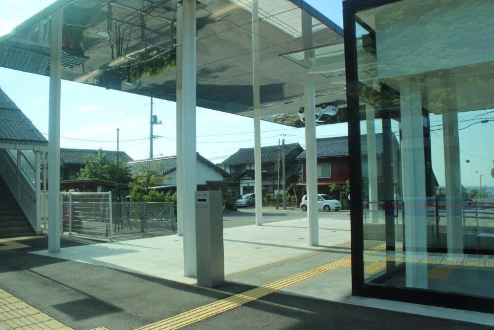山陰本線車窓からの景色