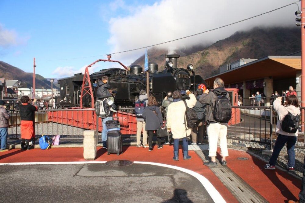 鬼怒川温泉転車台