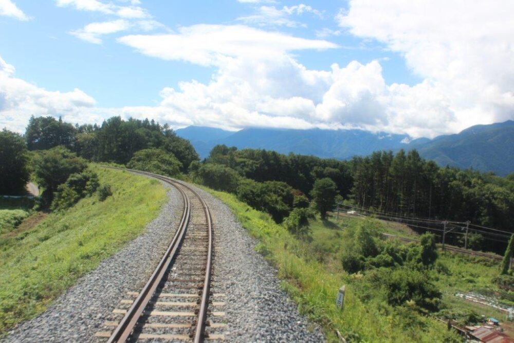 小海線車窓からの景色