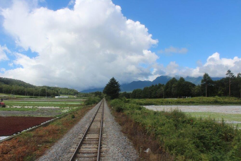 小海線車窓からの景色