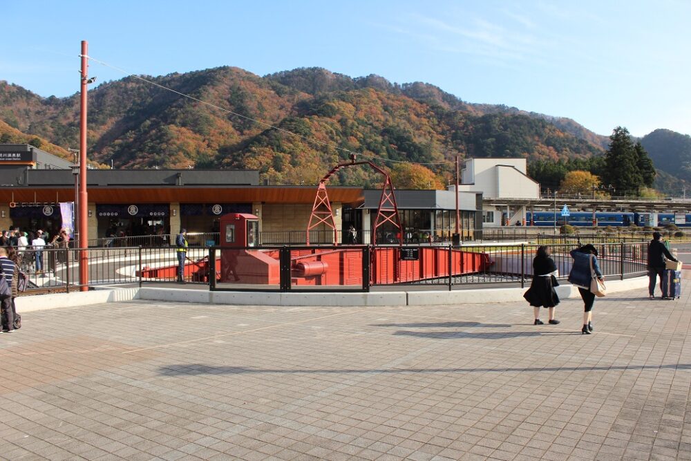鬼怒川温泉転車台