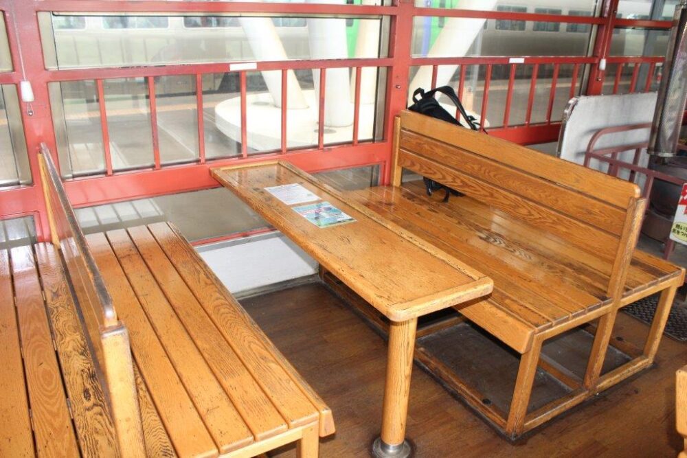 富良野・美瑛ノロッコ号車内