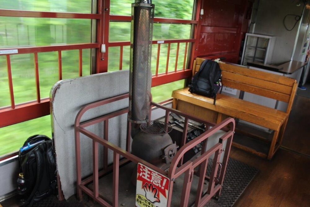 富良野・美瑛ノロッコ号車内