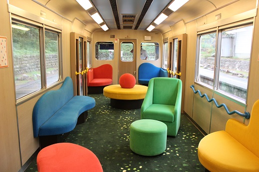 つどい号車内
