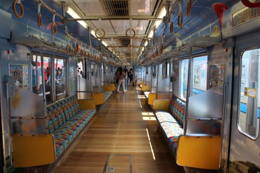トーマスランド号車内