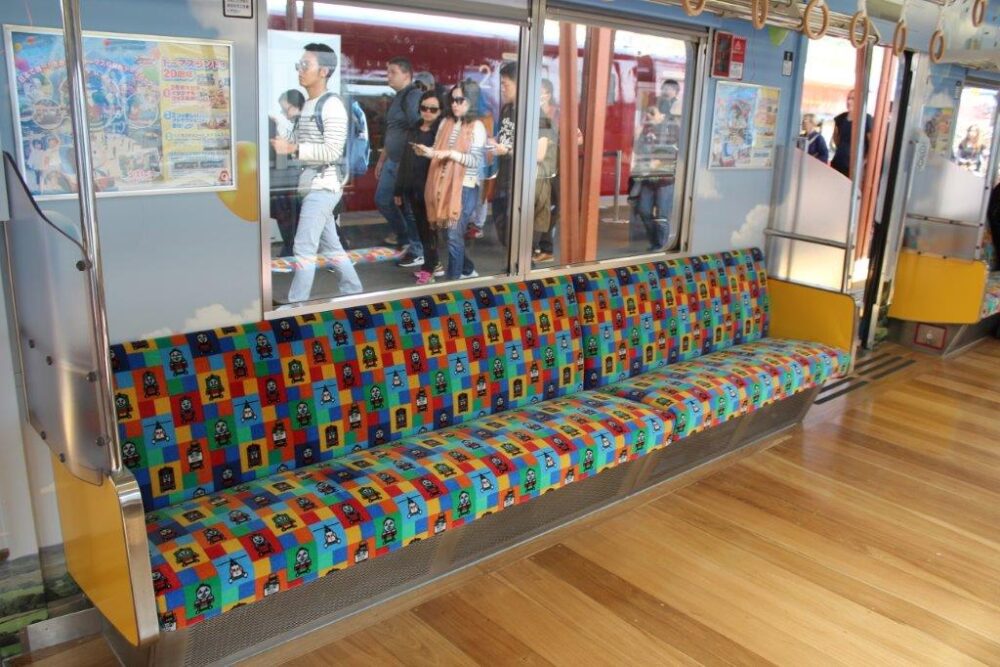 トーマスランド号車内