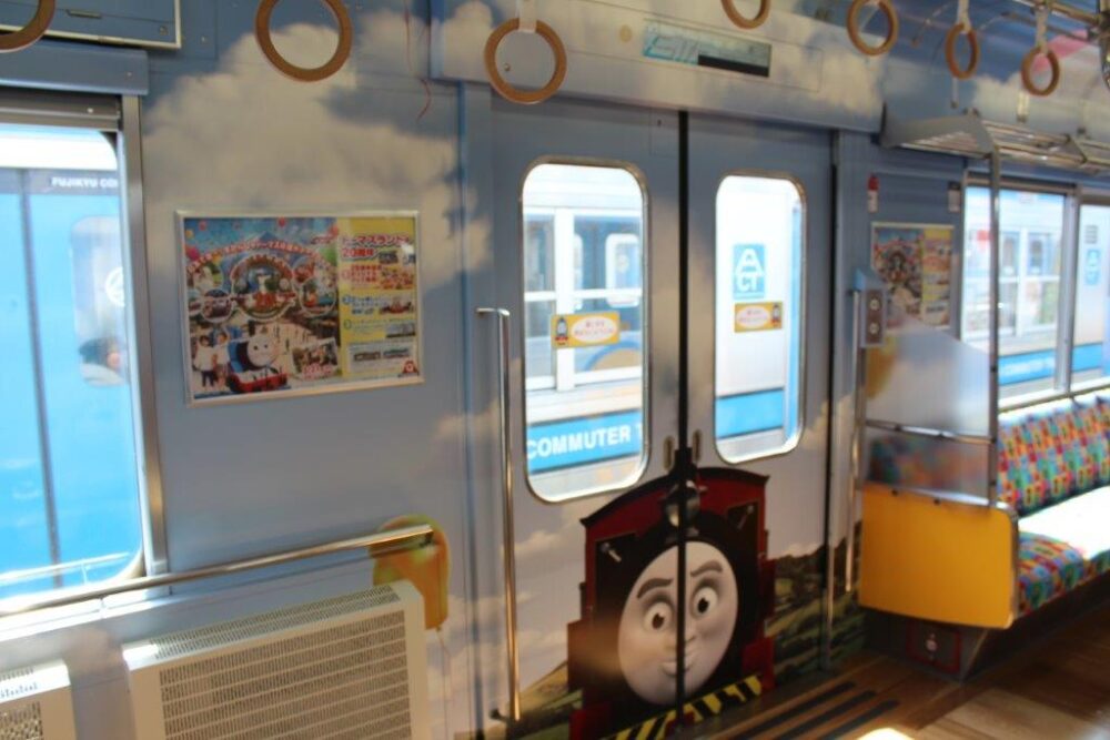 トーマスランド号車内