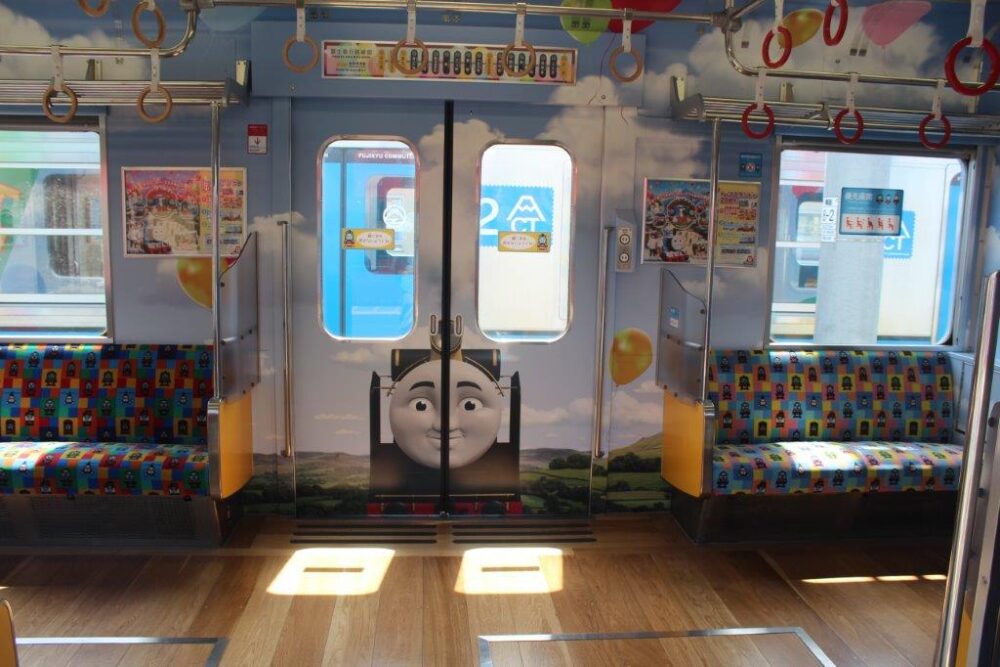 トーマスランド号車内