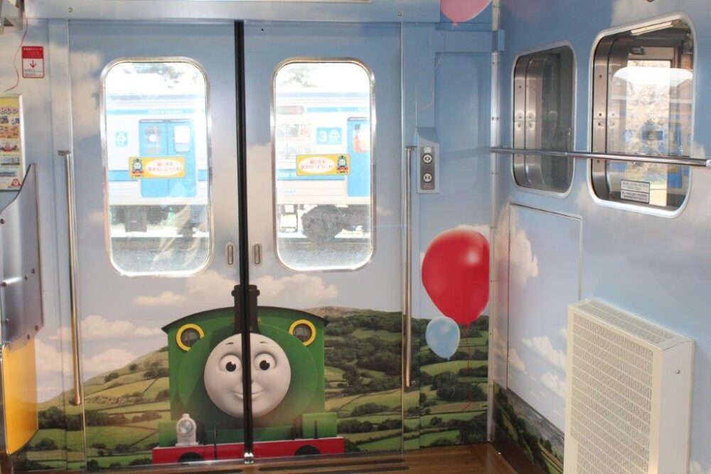 トーマスランド号車内